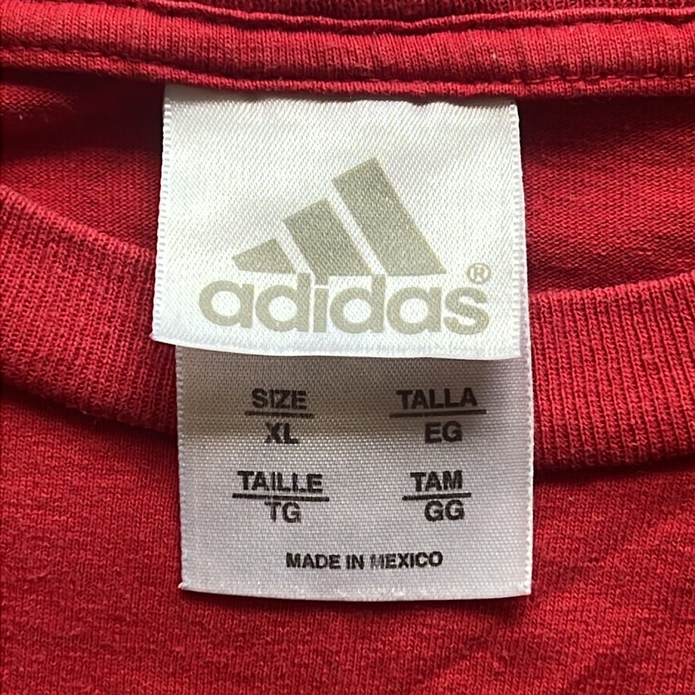 Vintage Adidas Basketball Red Shirt 2005 Men’s Size XL - Picture 3 of 6